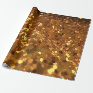 Papier Cadeau Texture d'or 1 - Elégant et luxueux