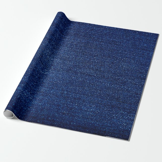 Papier Cadeau Texture du jean Denim arrière - plan en tissu (Déroulé)