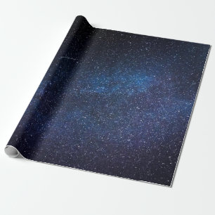 Papier Cadeau Texture élégante de la galaxie de la Voie lactée b