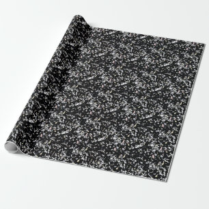 Papier Cadeau Texture en marbre noir