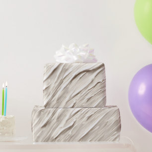 Papier Cadeau Texture ivoire Abstraite