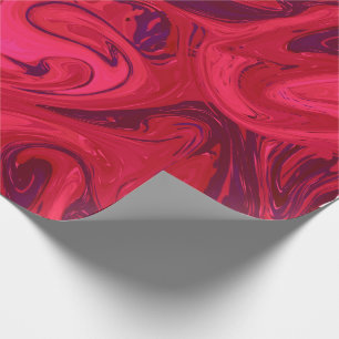 Papier Cadeau Texture marbrée mauve-foncé, technique riche