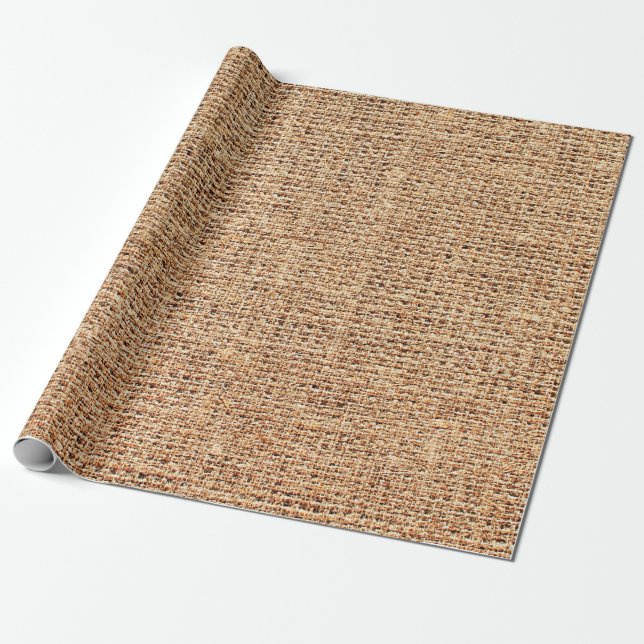 Papier Cadeau Texture naturelle du lin en tant qu'arrière - plan (Déroulé)