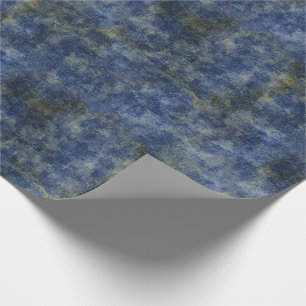 Papier Cadeau Texture rustique de bleu d'indigo