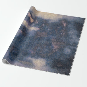 Papier Cadeau Texture Rustique Vintage bleu gris Abstrait Motif