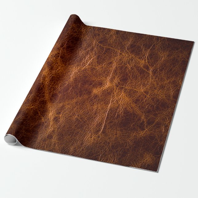 Papier Cadeau texturer de Brown leather,texture,background,ar (Déroulé)