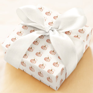Papier Cadeau Thanksgiving - Pastel Citrouille Automne Design