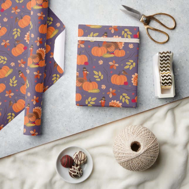 Papier Cadeau Thanksgiving Turquie (Artisanat)