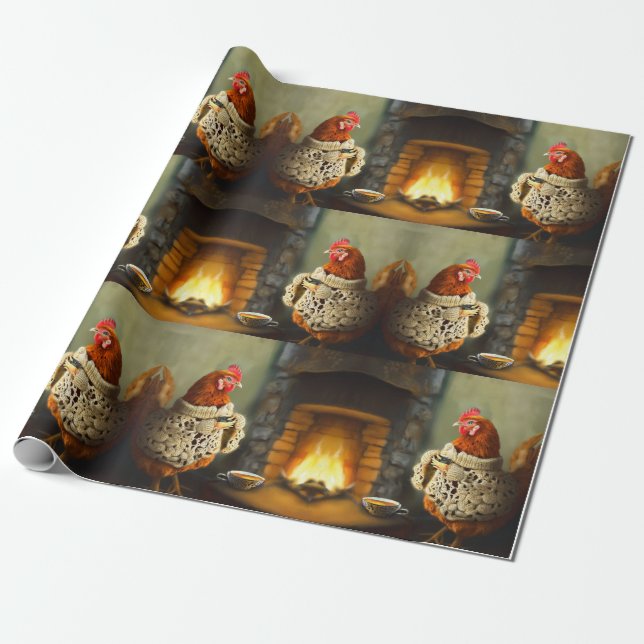 Papier Cadeau Thé pour Henrietta.. Terminez ! (Déroulé)