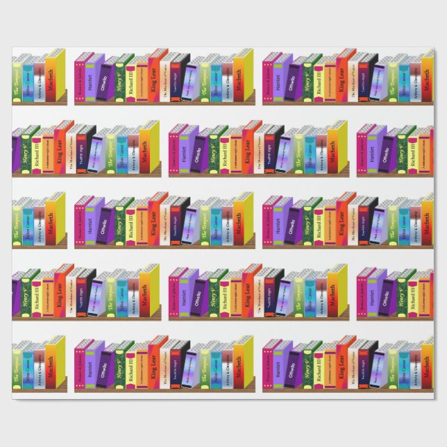 Papier Cadeau The Shakespear Collection (Plat)