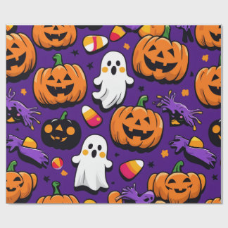 Papier Cadeau Thème Halloween
