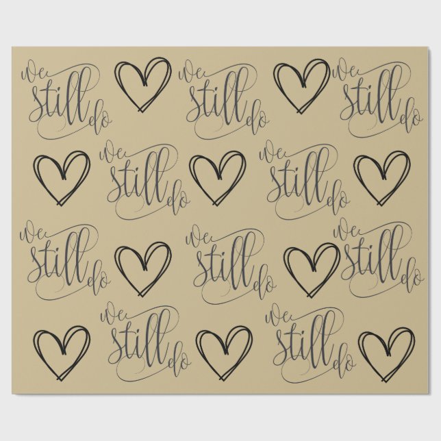 Papier Cadeau Thème Or Anniversaire (Plat)