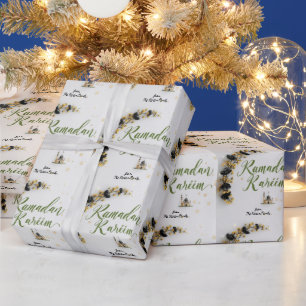 papier cadeau thème Ramadan Kareem pour célébratio