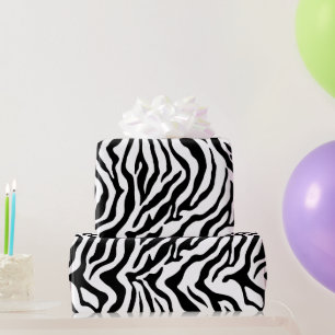 Papier Cadeau Thème safari zebra poster de animal