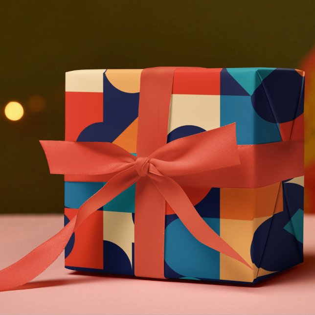 Papier Cadeau Thème vintage (bauhaus party birthday packing gift wrap,gift wrapping paper,return gift wrap paper,paper gift)