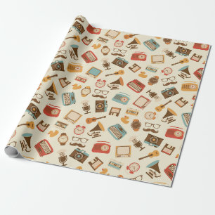 Papier Cadeau Thème vintage