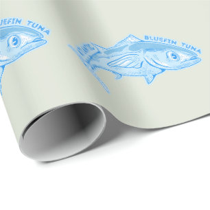 Papier Cadeau thon rouge de l'Atlantique