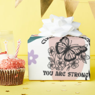 Papier Cadeau Thoughts motivationnel