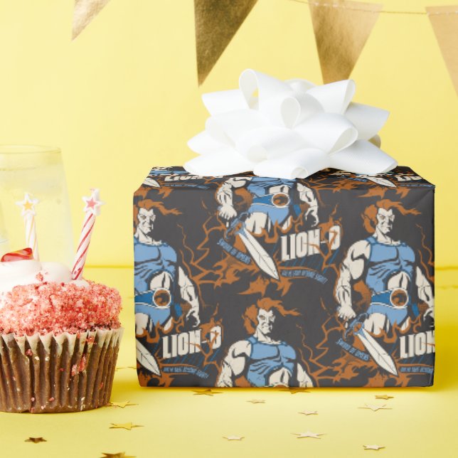Papier Cadeau ThunderCats | Lion-O Graphique électrique (Fête d'anniversaire)