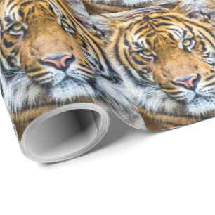 Papier Cadeau Tiger face