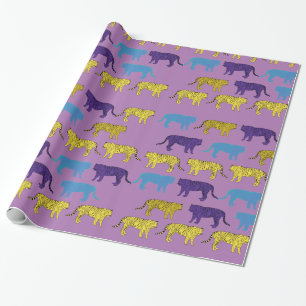 Papier Cadeau Tigers Digital    artPapier d'enveloppement