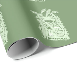 Papier Cadeau Tin de sardines salé snack