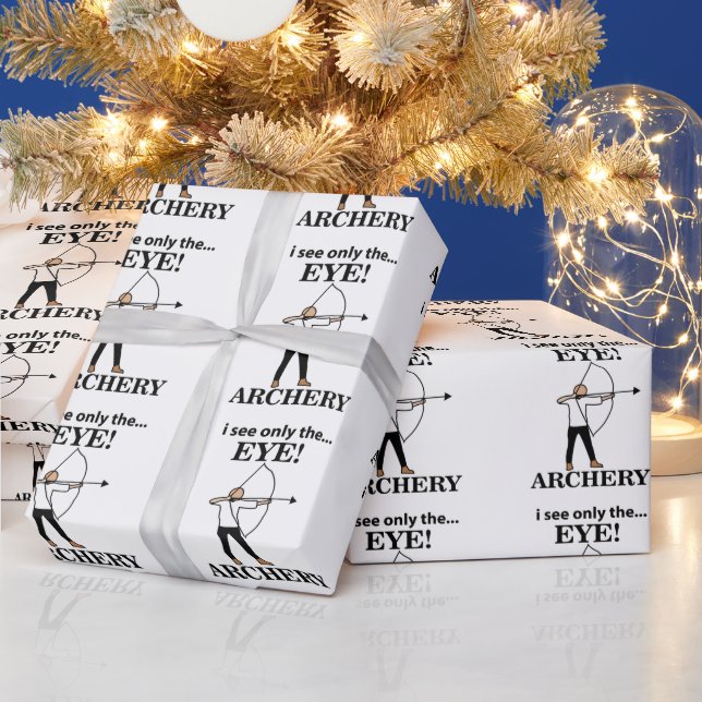 Papier Cadeau Tir à l'arc Sport Bow Arrow Tir à l'arc (Vacances)
