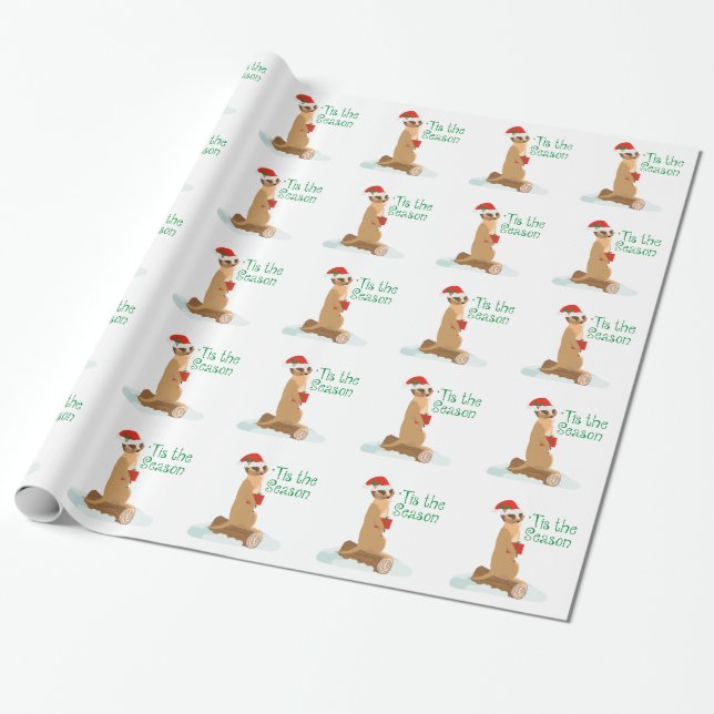 Papier Cadeau Tis la saison (Déroulé)