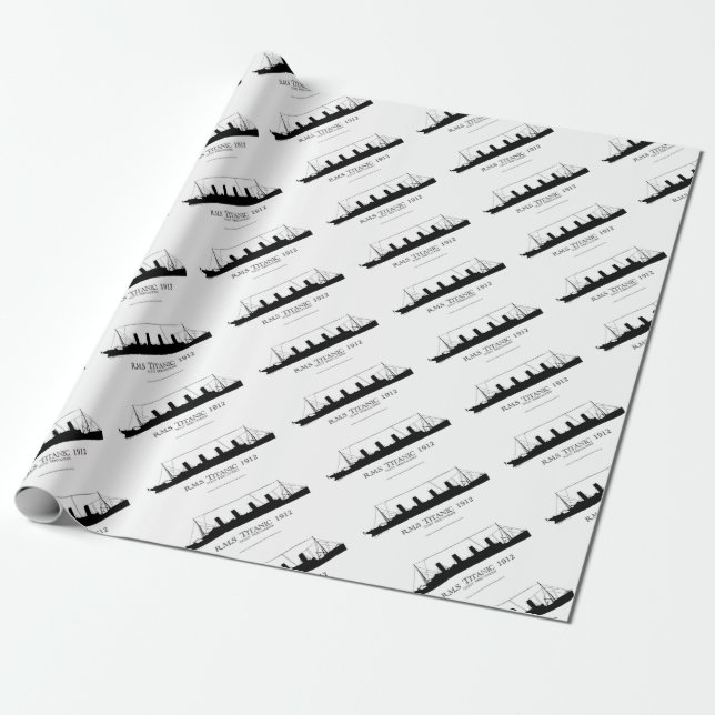 Papier Cadeau Titanic 1912 2 (Déroulé)