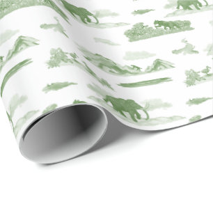 Papier Cadeau Toile d'animal éteint