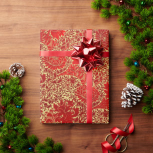 Papier Cadeau Toile de Jouy motif.