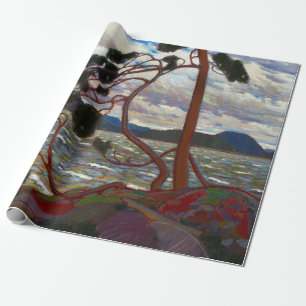 Papier Cadeau Tom Thomson le vent d'ouest
