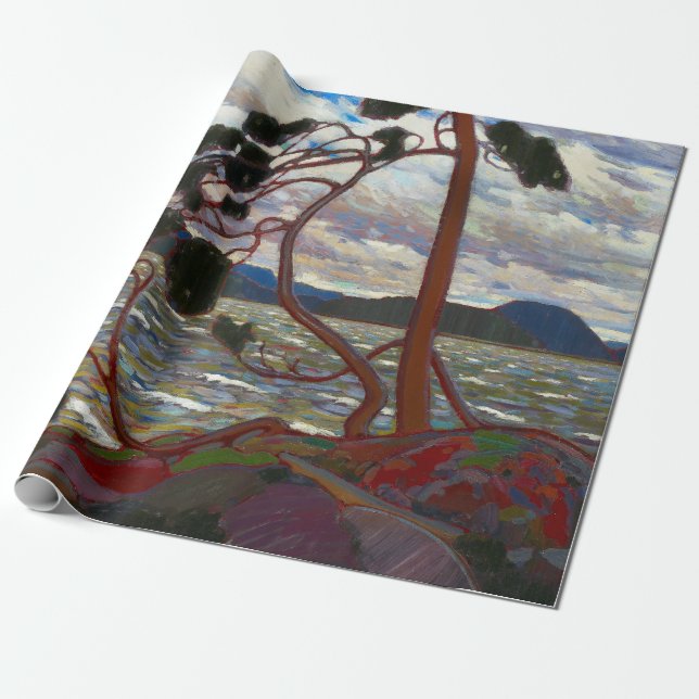 Papier Cadeau Tom Thomson le vent d'ouest (Déroulé)