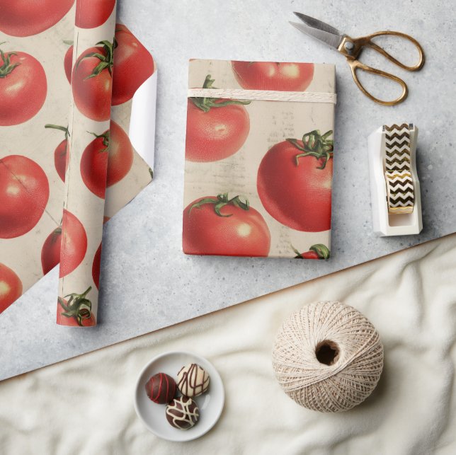 Papier Cadeau Tomate (Artisanat)