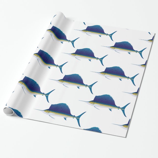 Papier Cadeau Tonneau de mer (Déroulé)
