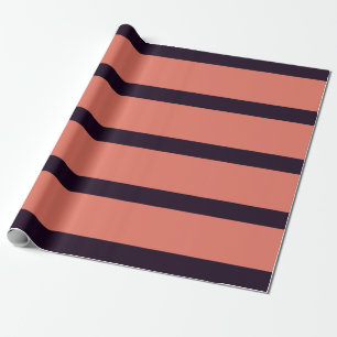Papier Cadeau Tons de crayon Cool noir et orange