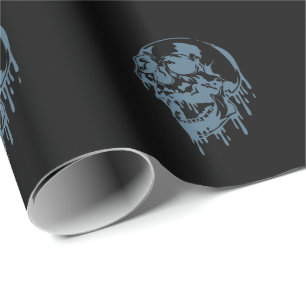 Papier Cadeau Totenkopf Tattoo Körperkunst
