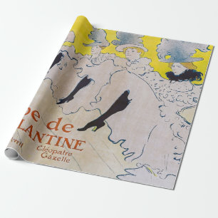 Papier Cadeau Toulouse-Lautrec - Troupe de Mlle Eglantine