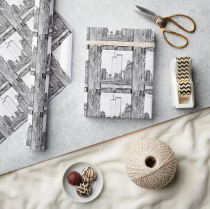 Papier Cadeau Tours jumelles