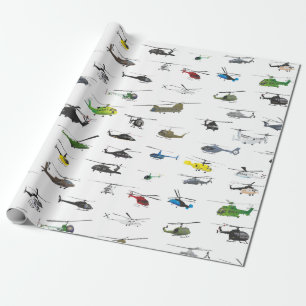 Papier Cadeau Tous les hélicoptères