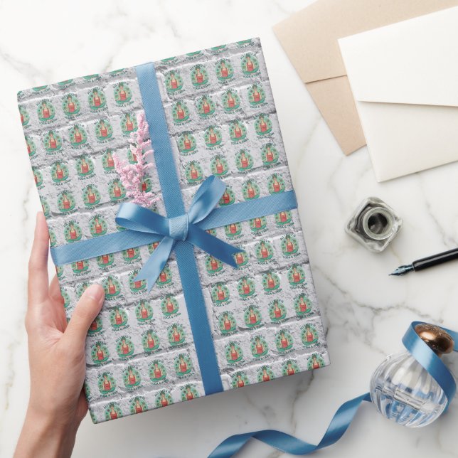 Papier Cadeau Tout ce dont j'ai besoin est Yoga et Yarne Phrase (Cadeaux)
