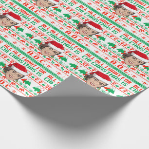 Papier Cadeau Tout ce que je veux pour Noël, c'est l'AOC