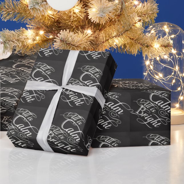 Papier Cadeau Tout est calme, tout est lumineux tableau de bord  (Vacances)