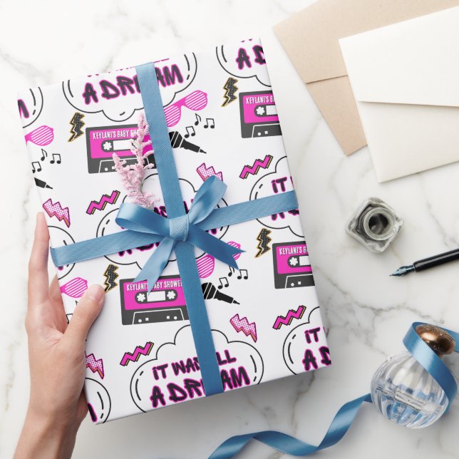 Papier Cadeau Tout était un Hip hop de rêve Anniversaire ou Baby (Cadeaux)