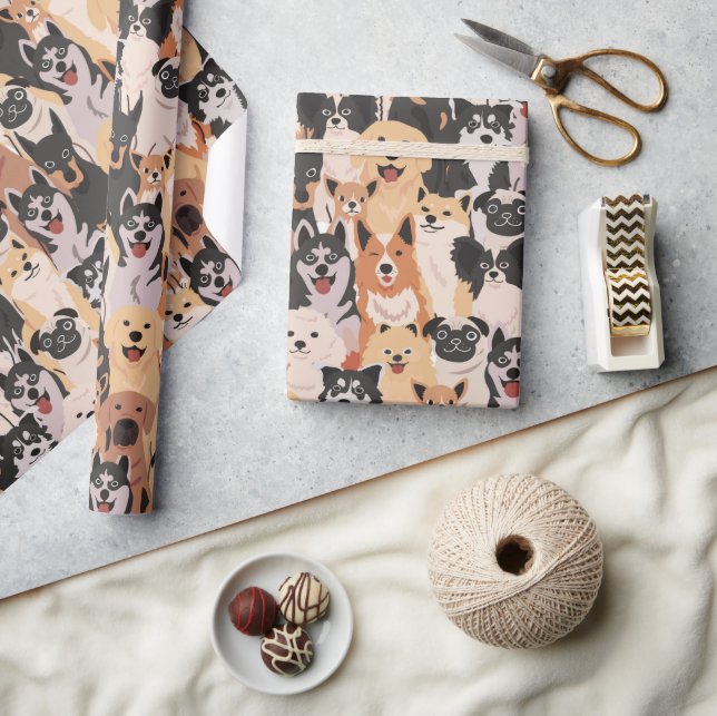 Papier Cadeau Tout le papier d'enveloppement pour chiens (Artisanat)
