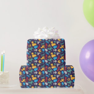 Papier Cadeau Toy Story 5 Motif de Silhouette de Personnage
