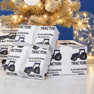 Papier Cadeau Tracteur