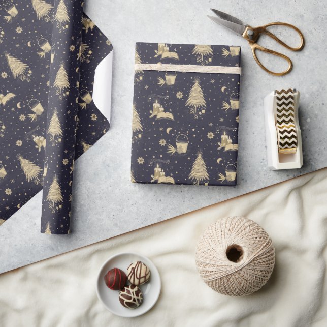 Papier Cadeau Traditions de Noël (Artisanat)