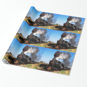Papier Cadeau Train 2