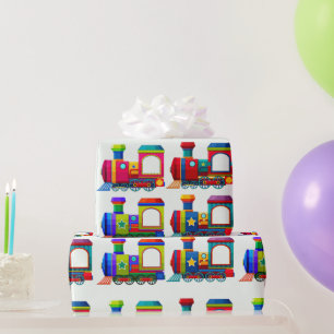 Papier Cadeau Train Choo Choo